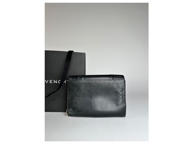 Vintage Givenchy Leather Wallet Black - view 9