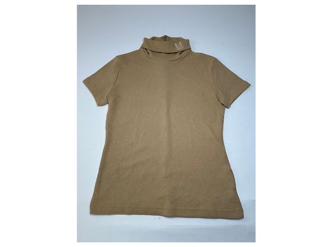 Vintage Fendi Roma Wollrollkragenpullover M Beige - Ansicht 4