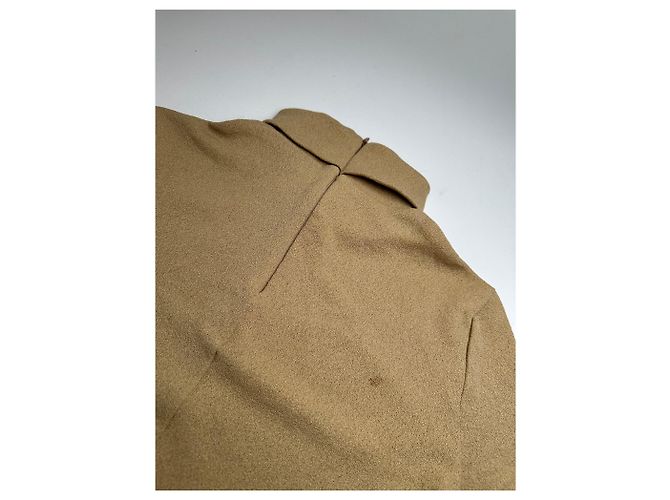 Vintage Fendi Roma Wollrollkragenpullover M Beige - Ansicht 8
