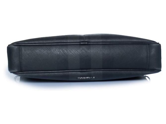 Burberry Check-Print Rambler-Tasche aus Canvas Grau - Ansicht 4