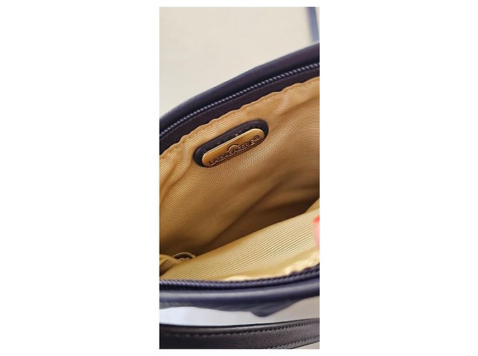La Bagagerie Leather Shoulder Bag Dark purple - view 3