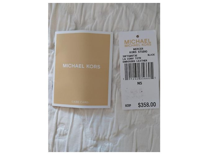 Borsa Tote in pelle effetto coccodrillo MICHAEL Michael Kors Mercer Nero - vista 11