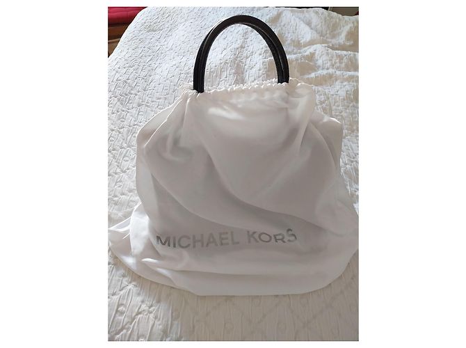 Borsa Tote in pelle effetto coccodrillo MICHAEL Michael Kors Mercer Nero - vista 12