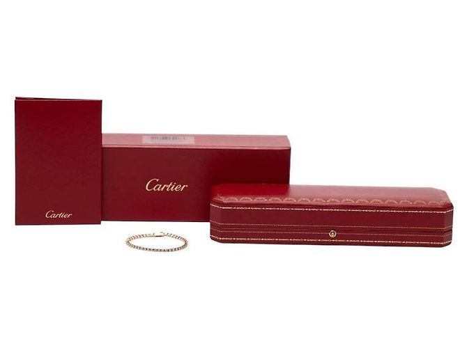 Bracciale C di Cartier in oro rosa 18K con diamante - vista 6