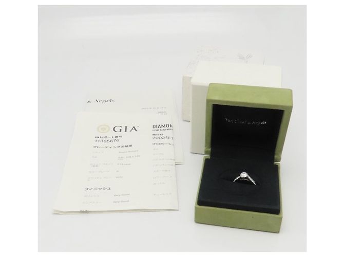Platin-Diamant-Bandring Van Cleef & Arpels - Ansicht 7