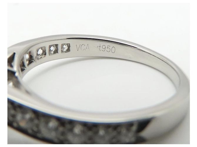 Platin-Diamant-Bandring Van Cleef & Arpels - Ansicht 8