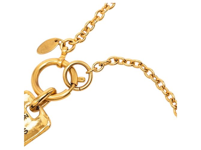Collana Placca Tag Le Cambon 31 RUE CAMBON di Chanel D'oro - vista 3