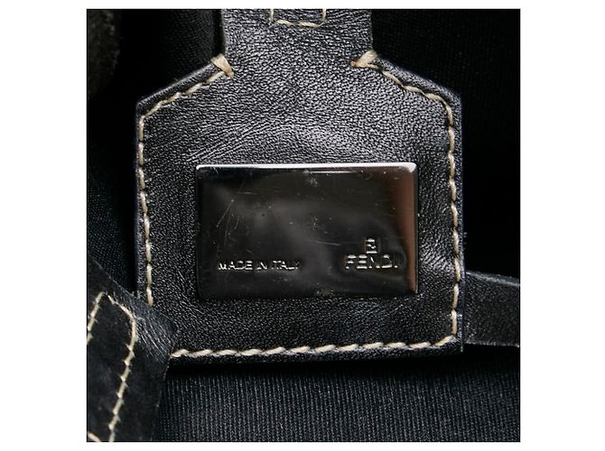 Borsa Fendi Zucchino Nero - vista 12