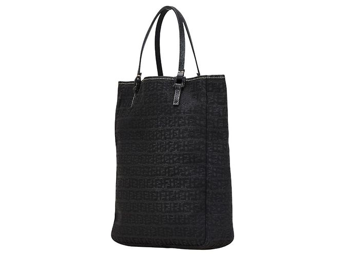 Borsa Fendi Zucchino Nero - vista 2