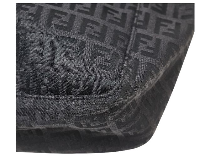 Borsa Fendi Zucchino Nero - vista 4