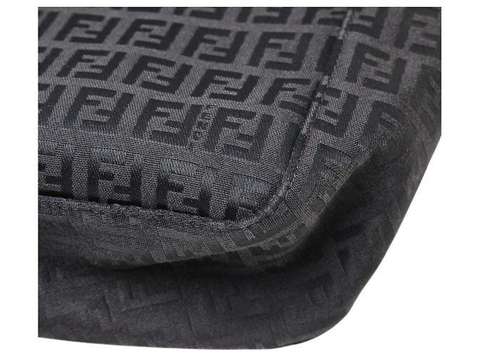 Borsa Fendi Zucchino Nero - vista 6