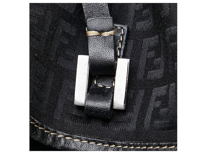 Borsa Fendi Zucchino Nero - vista 8