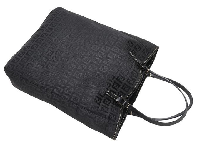 Borsa Fendi Zucchino Nero - vista 9