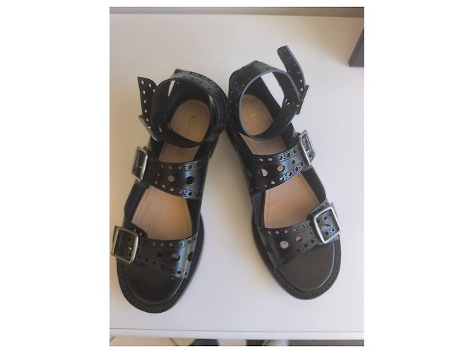 Sandali Dior in pelle nera Nero - Ansicht 2