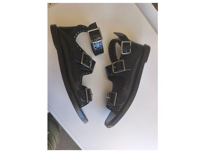 Sandali Dior in pelle nera Nero - Ansicht 4