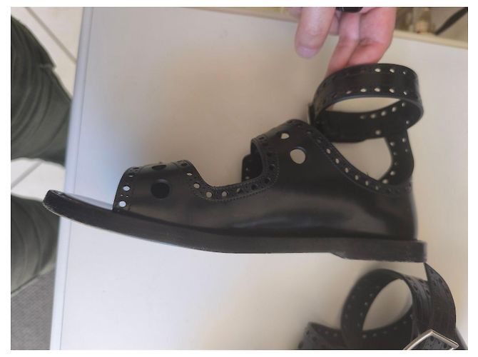 Sandali Dior in pelle nera Nero - Ansicht 5