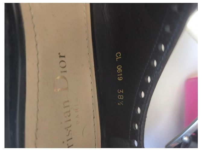 Sandali Dior in pelle nera Nero - Ansicht 8