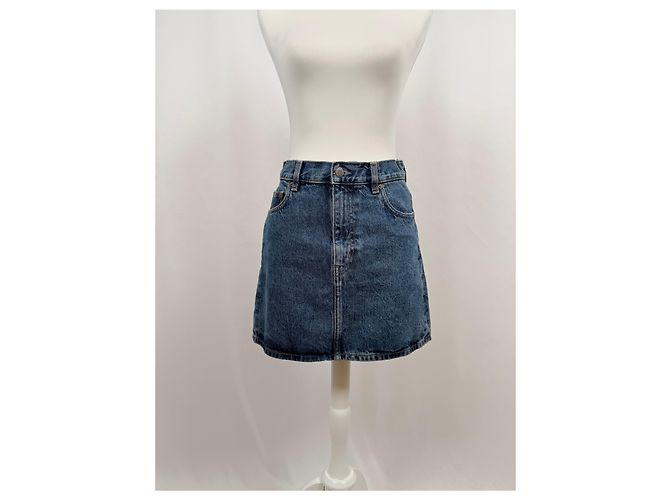 & Other Stories Minifalda de denim azul con 5 bolsillos - vista 2