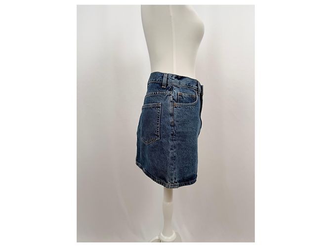& Other Stories Minifalda de denim azul con 5 bolsillos - vista 4