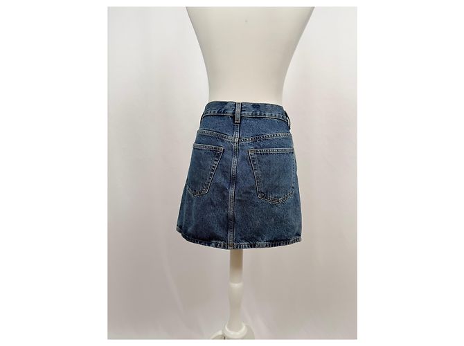 & Other Stories Minifalda de denim azul con 5 bolsillos - vista 5
