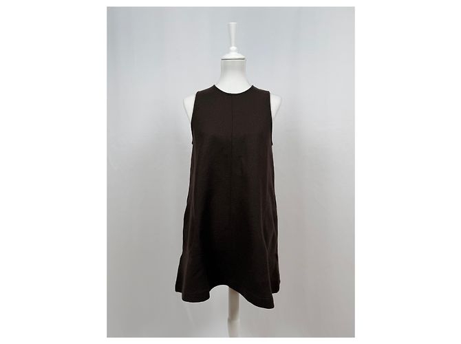 Autre Marque Vestido Le Emie marrón Castaño - vista 2