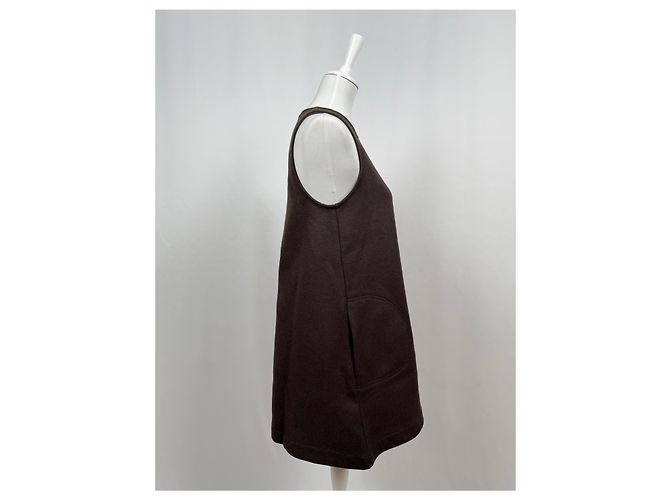 Autre Marque Vestido Le Emie marrón Castaño - vista 4
