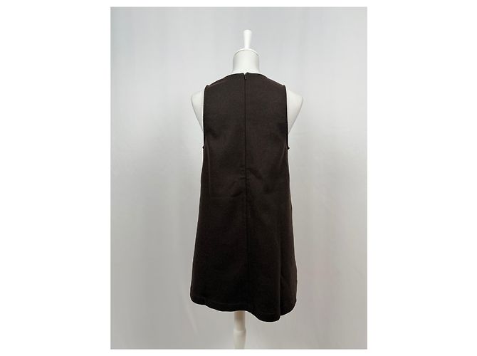 Autre Marque Vestido Le Emie marrón Castaño - vista 5