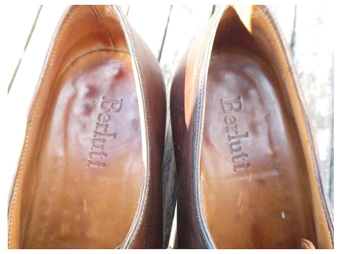 Richelieu 3 occhielli Berluti misura 6/5 40,5 senza forme per scarpe Marrone - vista 10