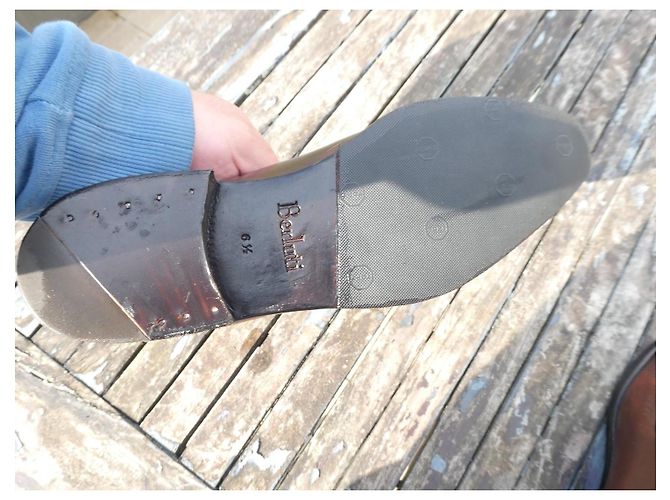 Richelieu 3 occhielli Berluti misura 6/5 40,5 senza forme per scarpe Marrone - vista 9