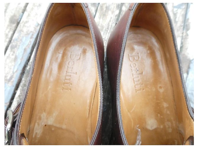 Mocassino con fibbia Berluti 6/5 40,5 senza calzatore Marrone - vista 9