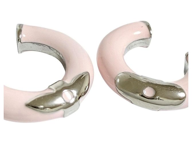 Orecchini a cerchio da donna Louis Vuitton - Creole Miss LV in rosa - vista 5