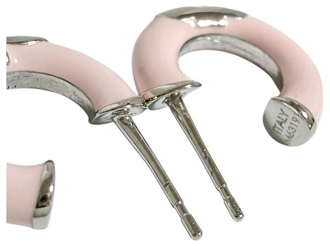 Orecchini a cerchio da donna Louis Vuitton - Creole Miss LV in rosa - vista 6