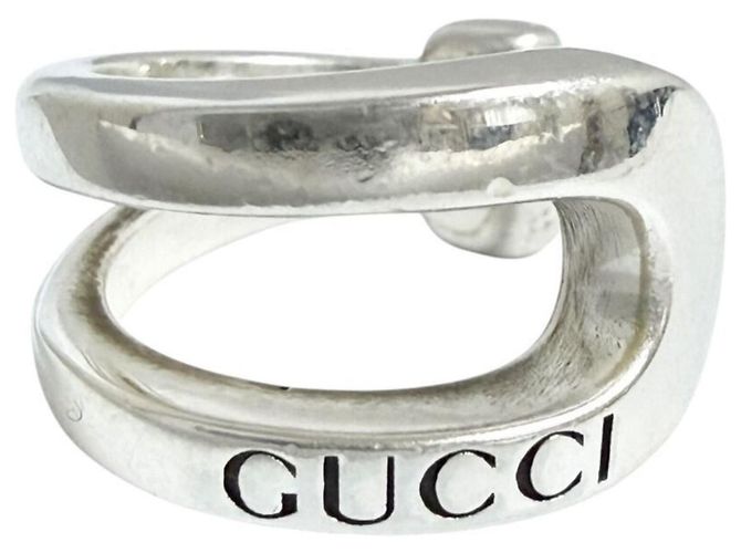 Gucci Silber 925 Pferdezaum Ohrringe - Ansicht 2