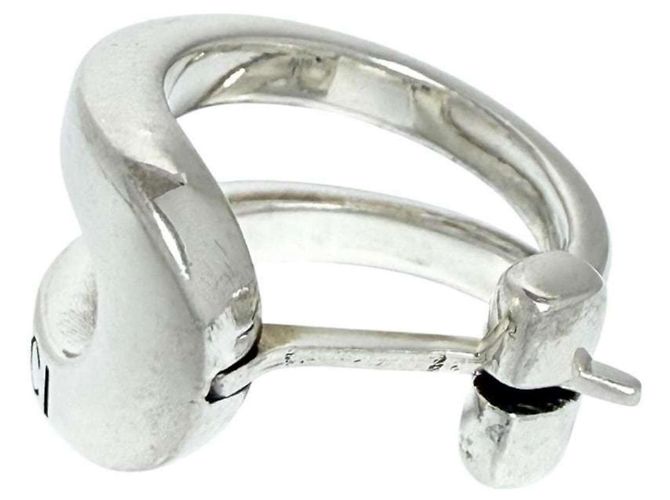 Gucci Silber 925 Pferdezaum Ohrringe - Ansicht 3