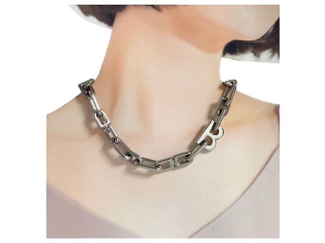Collana Slim B Chain di Balenciaga - vista 10