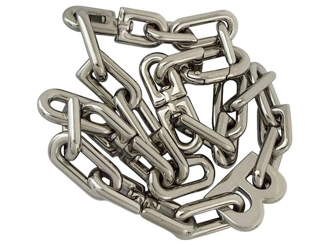 Collana Slim B Chain di Balenciaga - vista 3