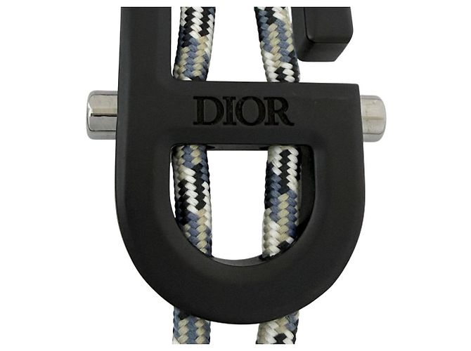 Herren Seilgürtel von Christian Dior Schwarz - Ansicht 9
