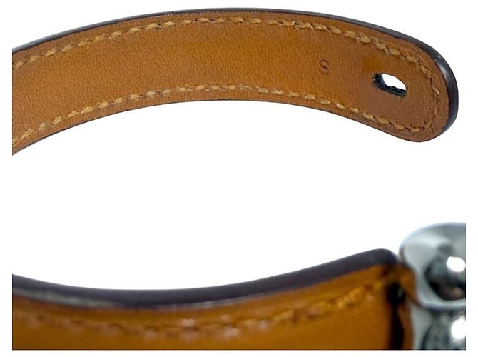 Herren Leder Charm Armband von Hermès Braun - Ansicht 6