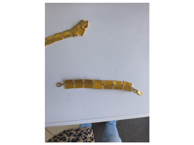 Bracciale Quadrato Dorato Paco Rabanne D'oro - vista 5