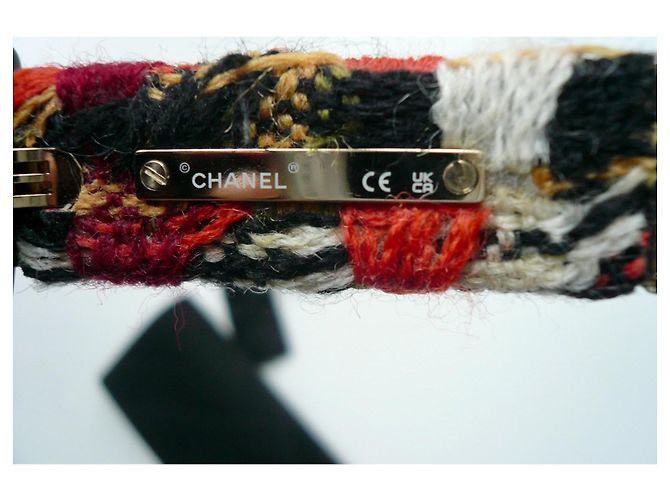 Gafas de sol Cat Eye Tweed CHANEL TBE Negro - vista 4