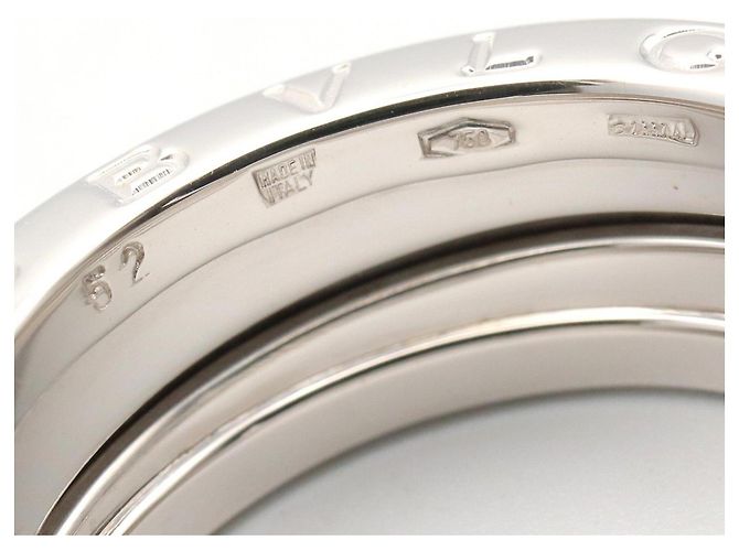 Bulgari Bvlgari B-zero1 Dreifachring aus 18K Weißgold Silber - Ansicht 4