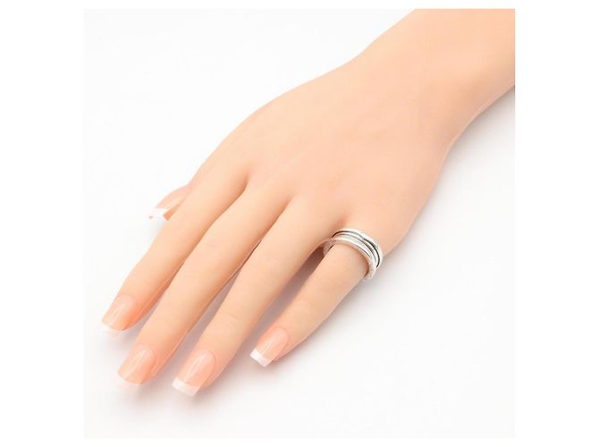 Bulgari Bvlgari B-zero1 Dreifachring aus 18K Weißgold Silber - Ansicht 8