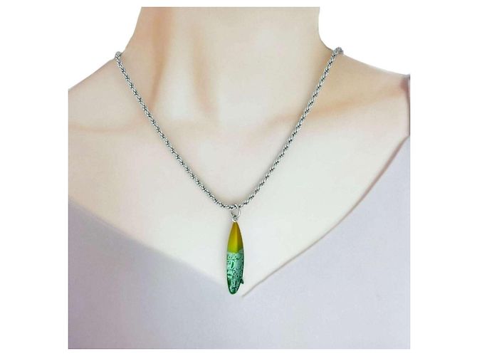 Collana Pendente Surfboard da Uomo Christian Dior x Stussy - vista 10