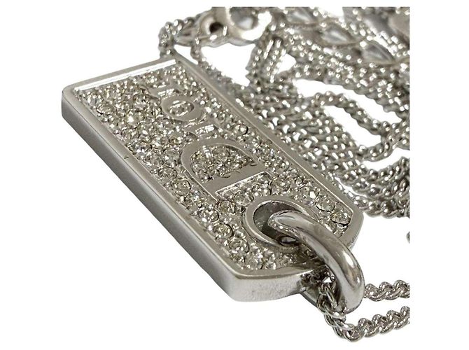 Colar Pendente Placa Feminino Christian Dior - vista 4