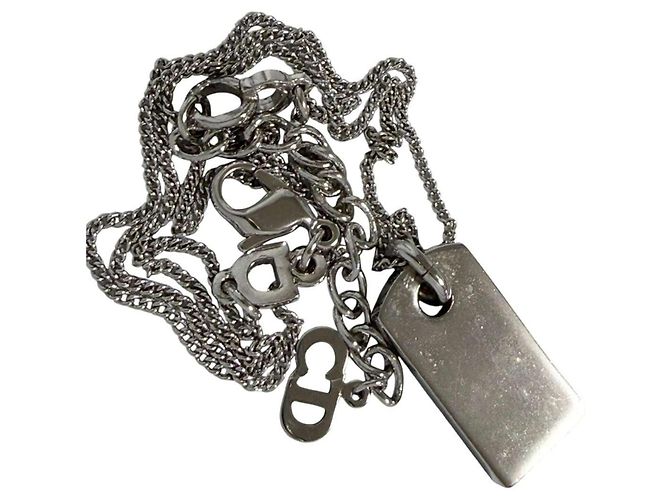 Colar Pendente Placa Feminino Christian Dior - vista 5