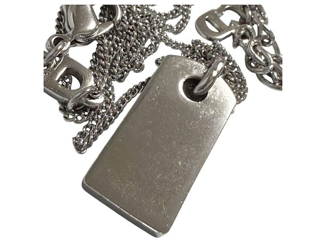 Colar Pendente Placa Feminino Christian Dior - vista 6