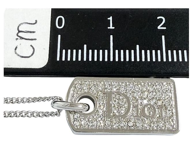 Colar Pendente Placa Feminino Christian Dior - vista 9