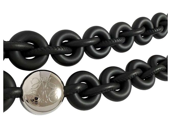 Tracolla a catena Donut per donne Loewe Nero - vista 3