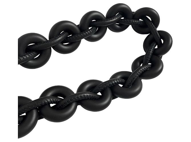 Tracolla a catena Donut per donne Loewe Nero - vista 4