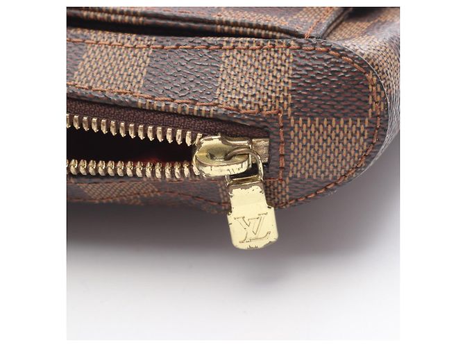 Borsa a vita Geronimos Louis Vuitton Marrone Damier ebene - vista 8